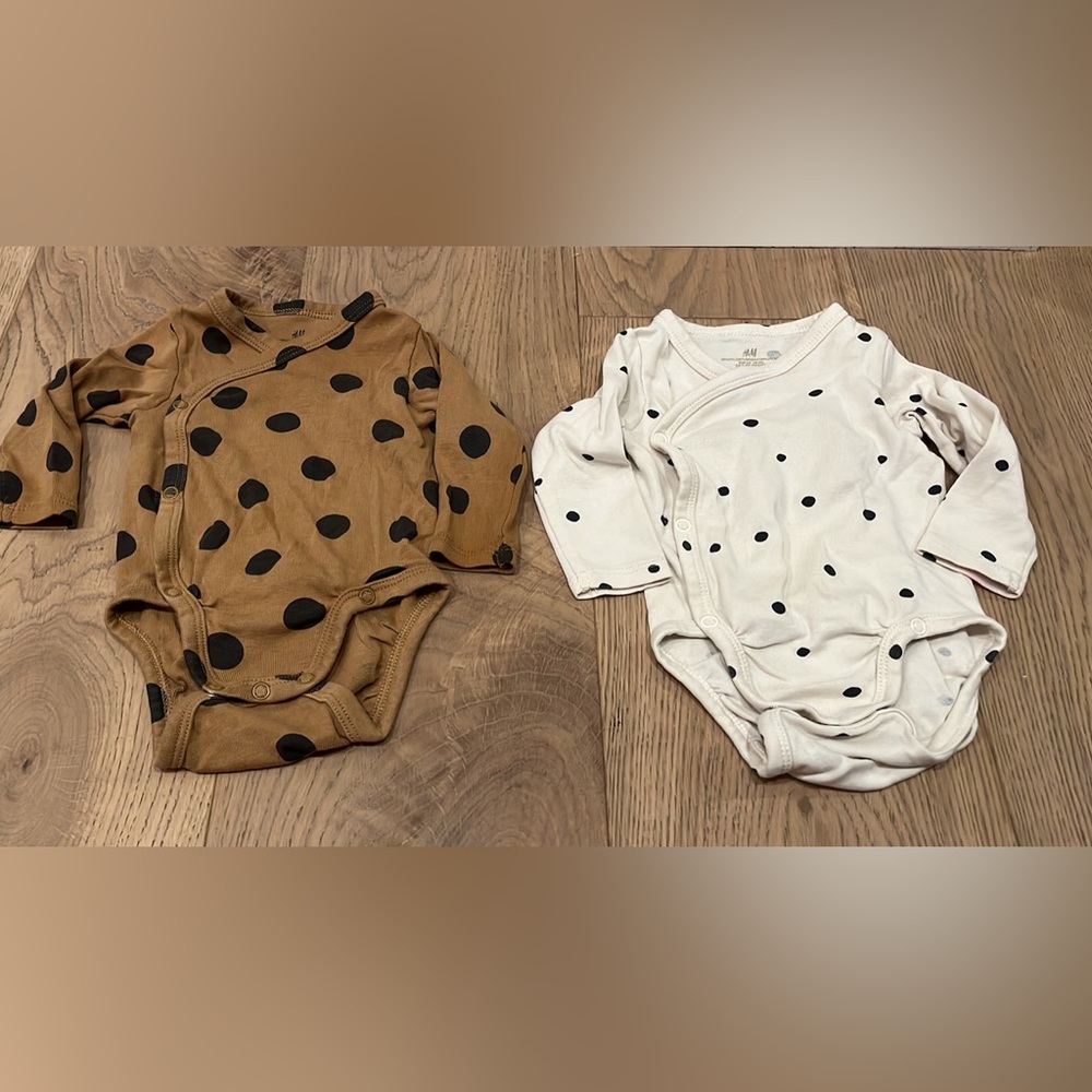 H&M Onesies - 3 month